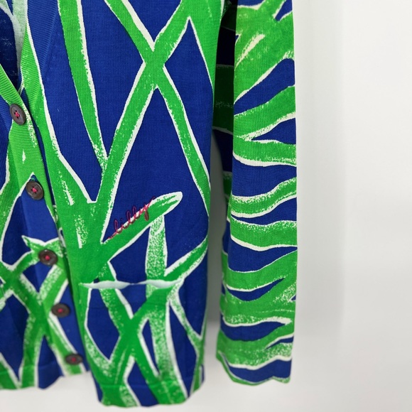 Lilly Pulitzer 'Sass A Grass' Cardigan Size S - Picture 2 of 4
